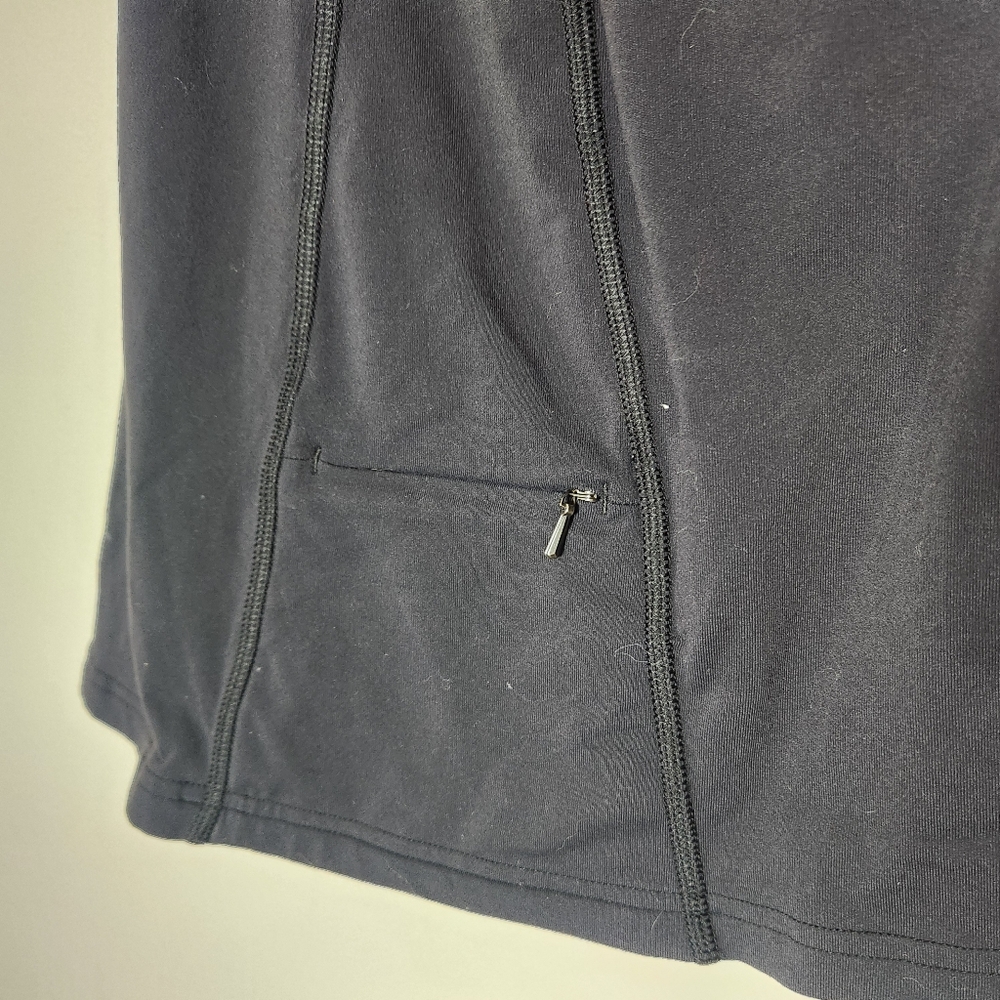 Lucy Black Tank Top with Built-In Shelf Bra - Picture 4 of 4